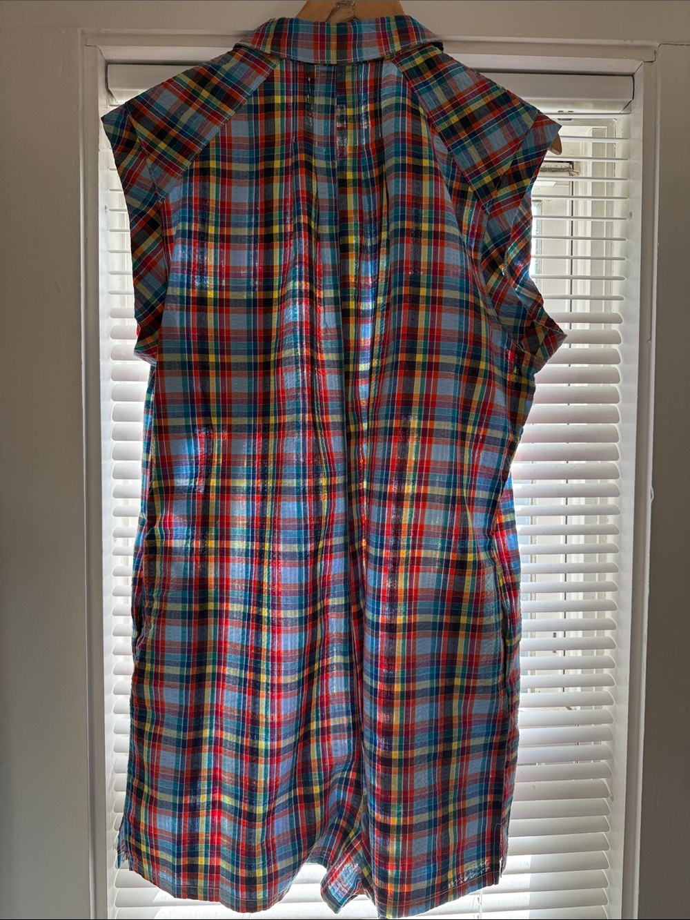 Urban Outfitters Multi-Color Plaid Sleeveless Romper - Picture 5 of 5